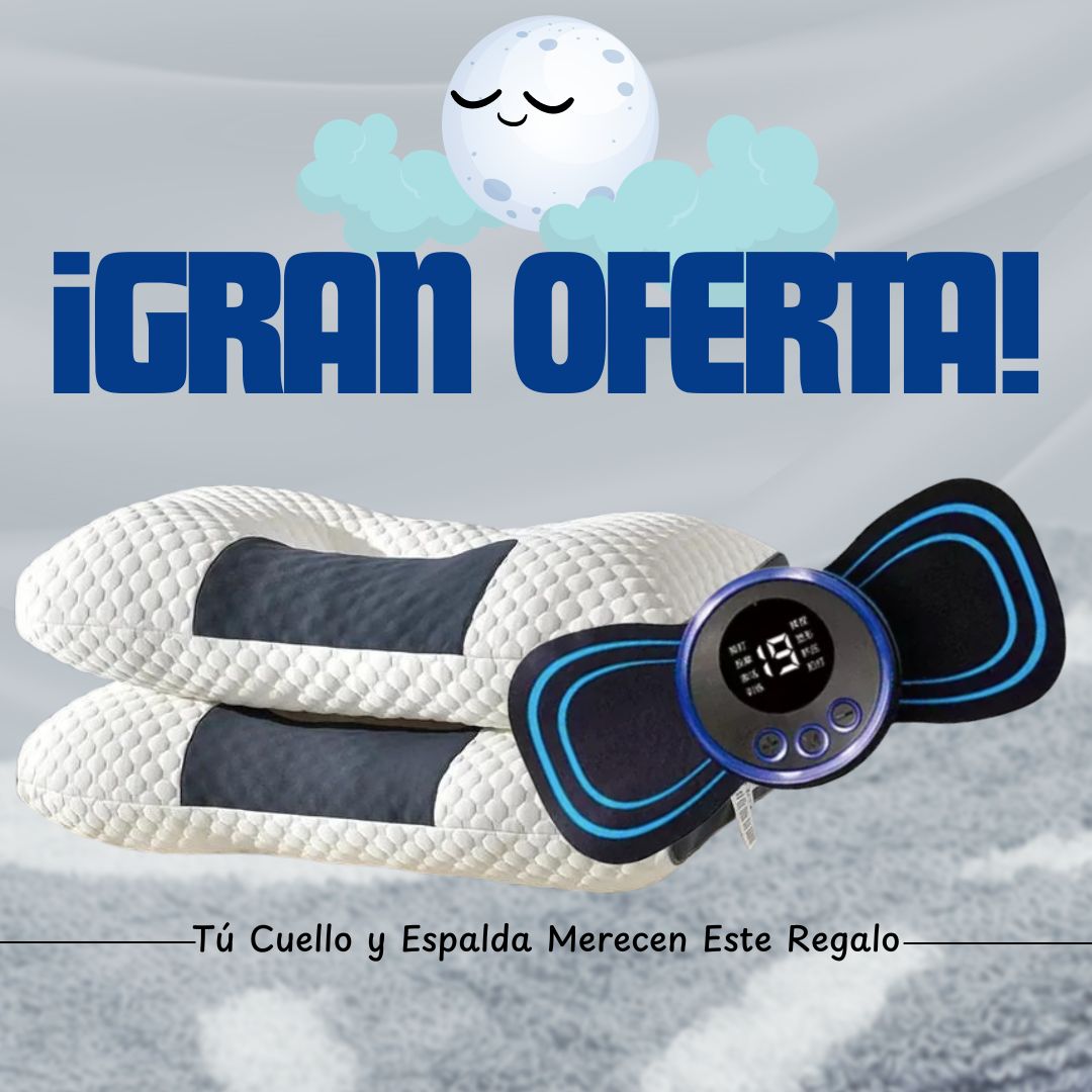 NUEVA ALMOHADA ORTOPÉDICA + UN MASAJEADOR ELÉCTRICO GRATIS